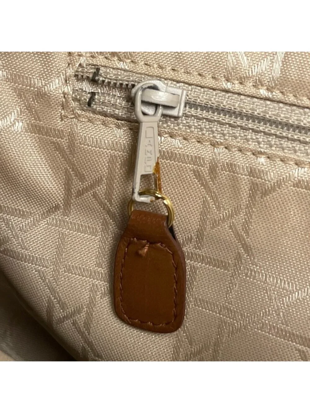 Dior Handbag Lady Cannage 2-Way Leather Brown
